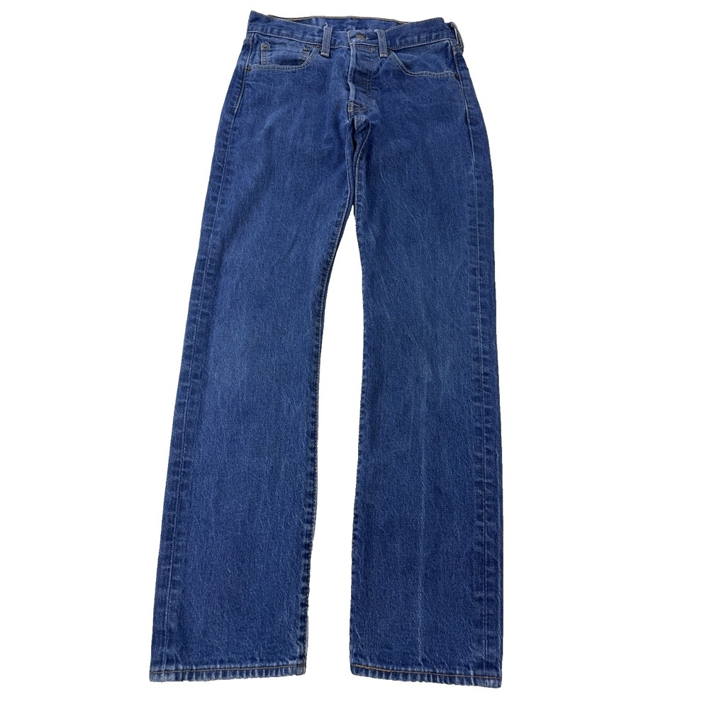 Levis 501XX Jeans Men 30x32 Blue Button Fly Original Straight Fit Denim